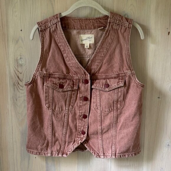 Universal Thread Jean Vest Size M - Picture 1 of 6